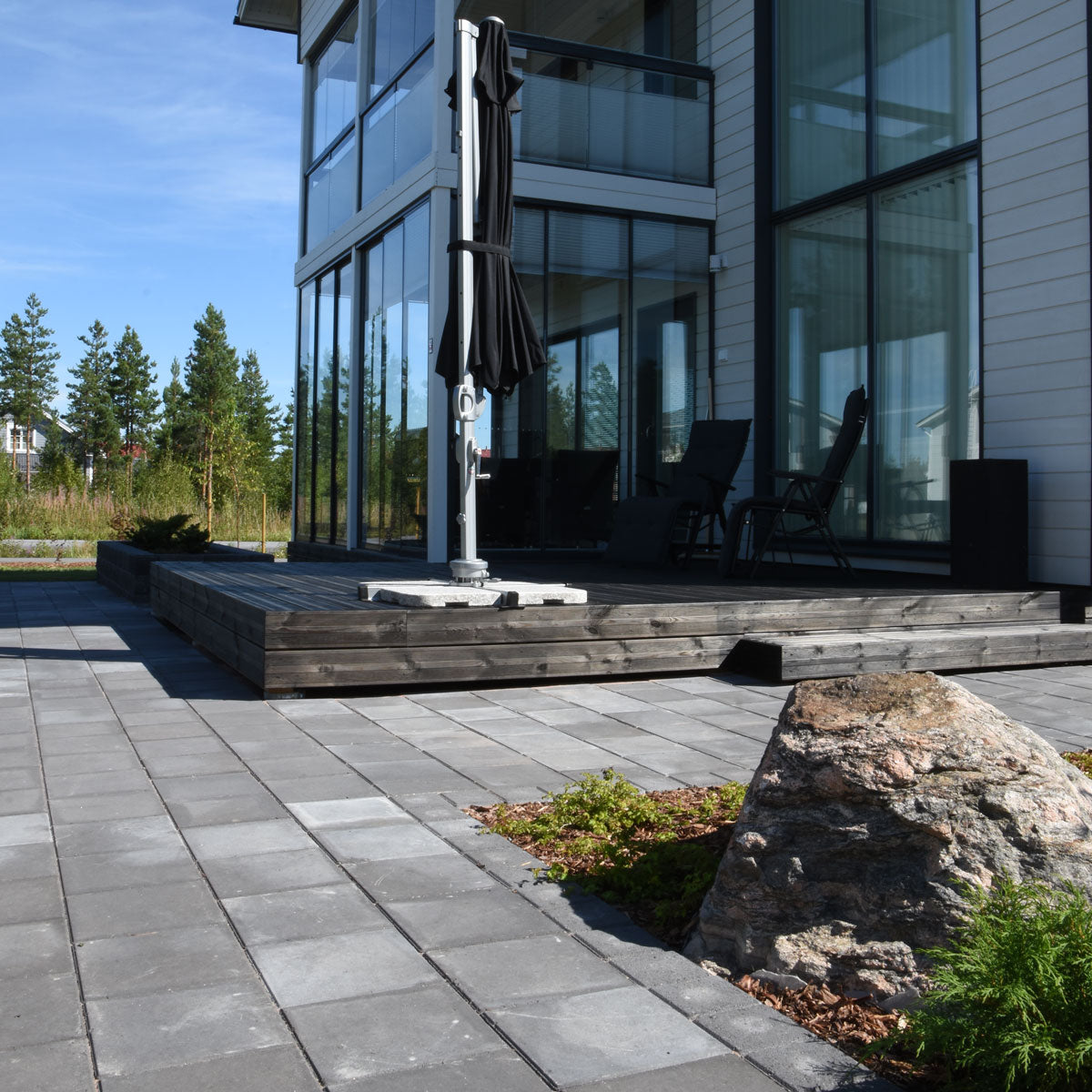 Nupukivi 60 harmaa, II-laatu