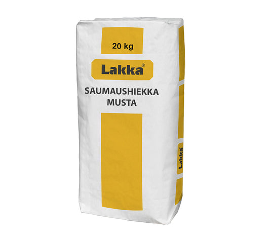 Saumaushiekka 20 kg musta