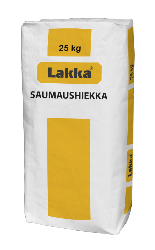 Saumaushiekka 25 kg musta